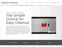 Tablet Screenshot of calibracement.com